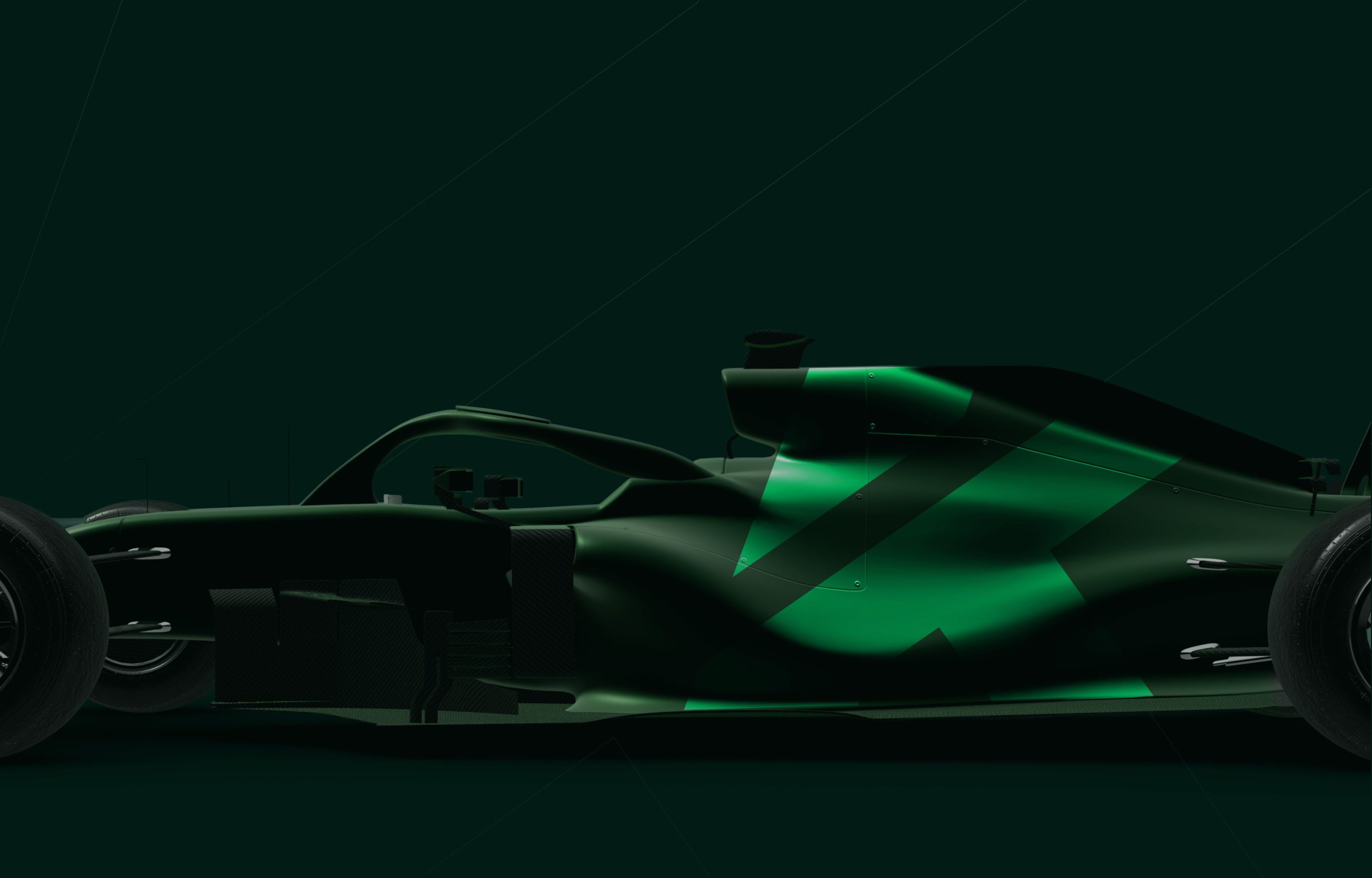 Koryon Formula car with green livery — Expertise section